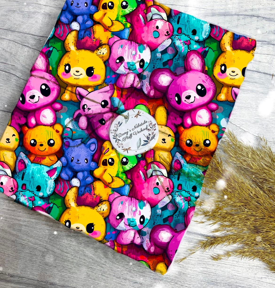 Bunte Kuscheltiere Dauervorbestellung